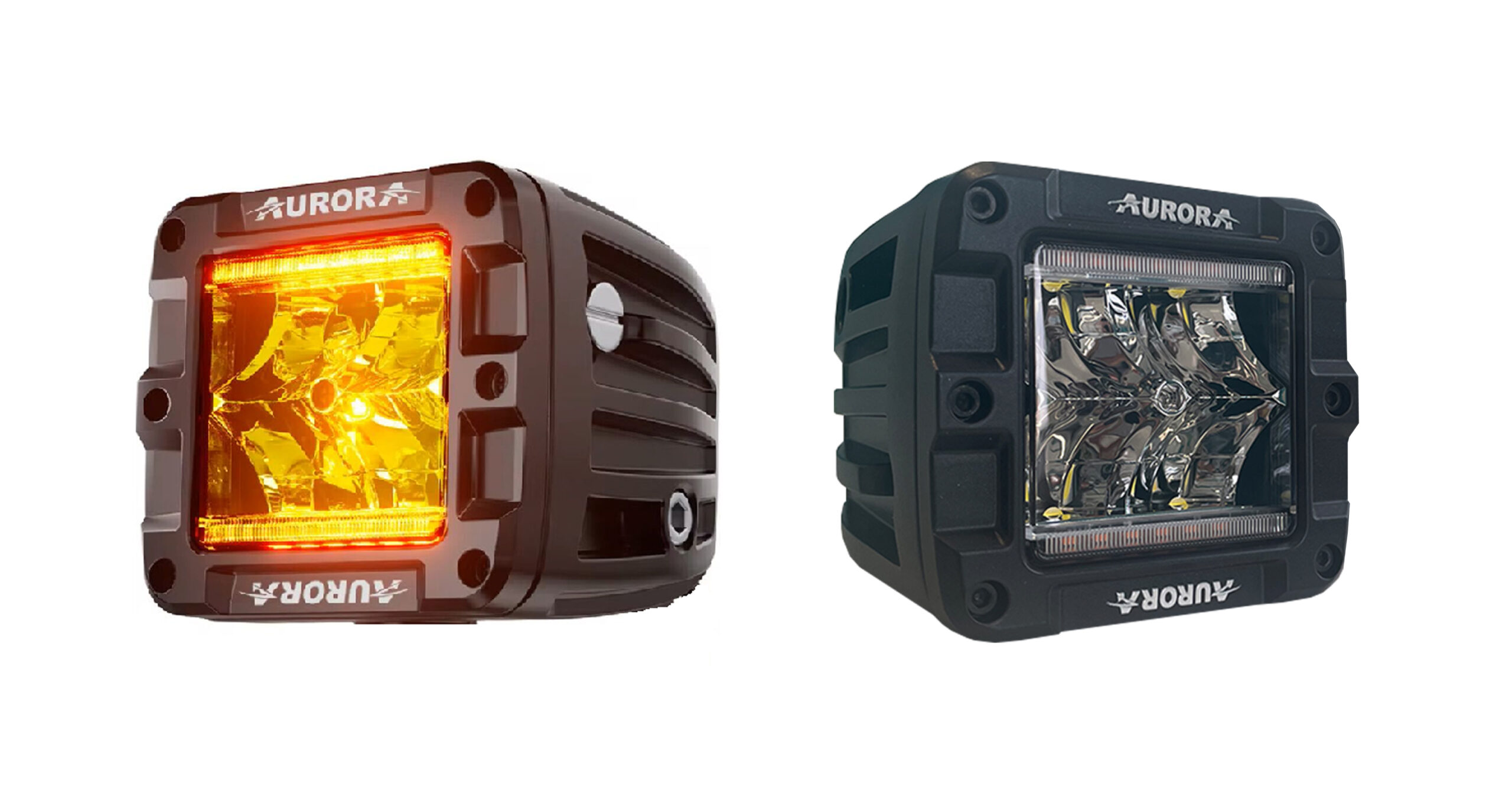 Светодиодная фара «Aurora» (A)Amber, (W)White